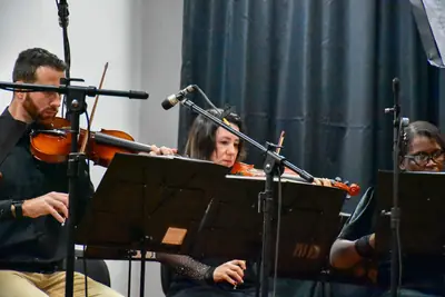 Concerto de comemoração dos 7 anos do projeto Educando com Arte, em Cajuru