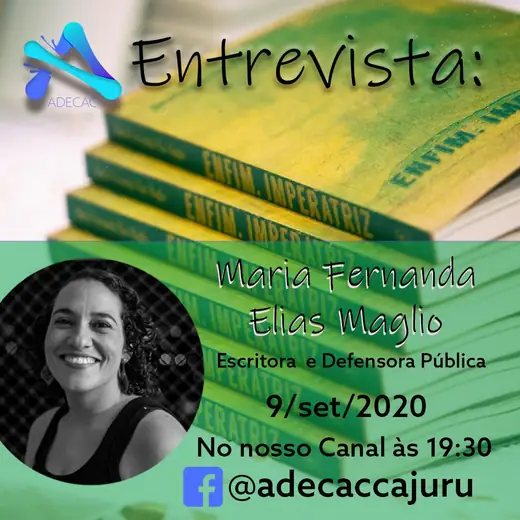 Registro do entrevista com Maria Fernanda Elias Maglio