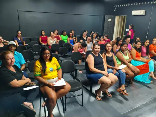 Aula do projeto de música na EMEB Aparecida Elias Draibe, em Maio de 2026
