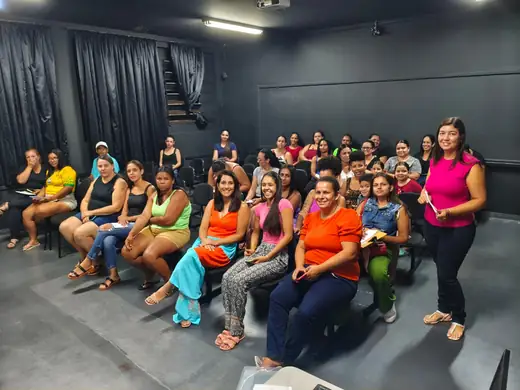 Aula do projeto de música na EMEB Aparecida Elias Draibe, em Maio de 2026