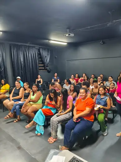 Aula do projeto de música na EMEB Aparecida Elias Draibe, em Maio de 2026
