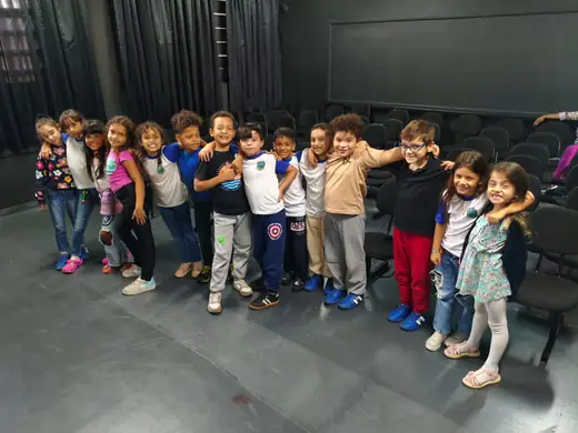 Aula do projeto de música na EMEB Aparecida Elias Draibe, em Junho de 2026