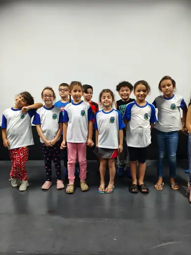 Aula do projeto de música na EMEB Aparecida Elias Draibe, em Agosto de 2026