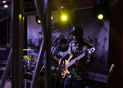 Apresentação de Banda Mamutes no I Festival da Diversidade Cultural
