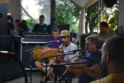 Apresentação de Domingos e Banda no I Festival da Diversidade Cultural