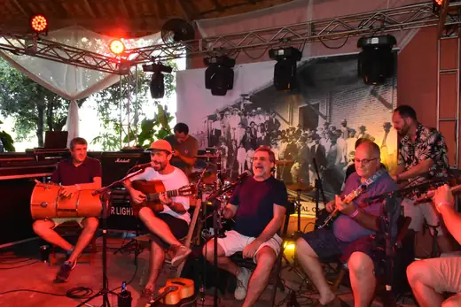 Apresentação de Domingos e Banda no I Festival da Diversidade Cultural
