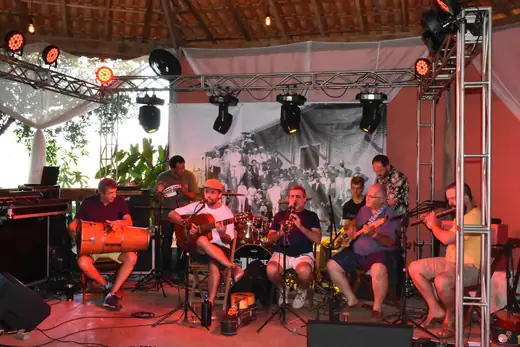 Apresentação de Domingos e Banda no I Festival da Diversidade Cultural