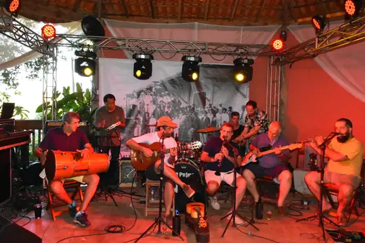 Apresentação de Domingos e Banda no I Festival da Diversidade Cultural