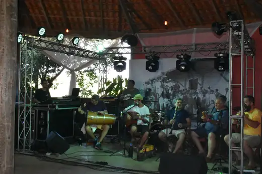 Apresentação de Domingos e Banda no I Festival da Diversidade Cultural