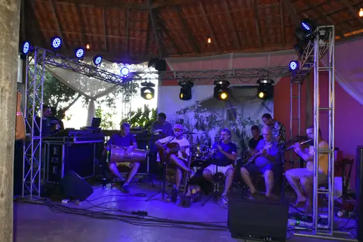 Apresentação de Domingos e Banda no I Festival da Diversidade Cultural