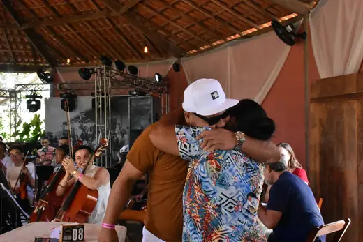 Apresentação de Orquestra de Cordas de Cajuru no I Festival da Diversidade Cultural