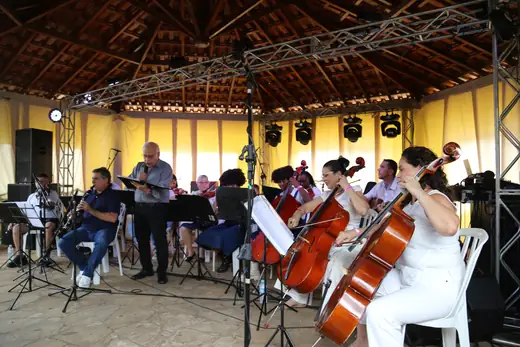 Apresentação de Banda Dr. Rocha no II Festival da Diversidade Cultural