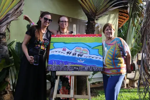 Feira de artesanato no II Festival da Diversidade Cultural