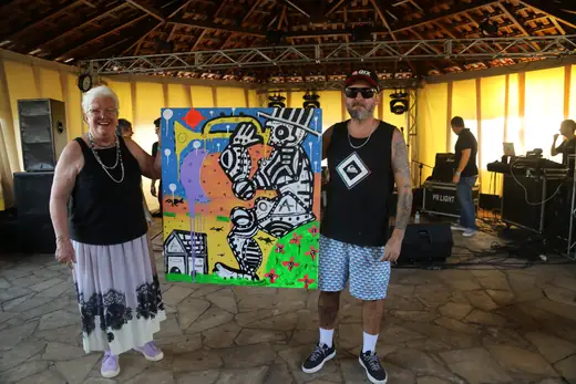 Feira de artesanato no II Festival da Diversidade Cultural