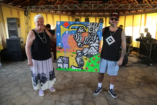 Feira de artesanato no II Festival da Diversidade Cultural