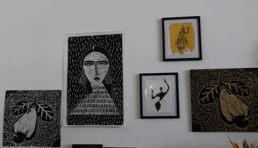 Feira de artesanato no II Festival da Diversidade Cultural