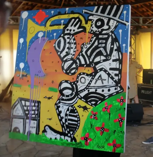 Feira de artesanato no II Festival da Diversidade Cultural