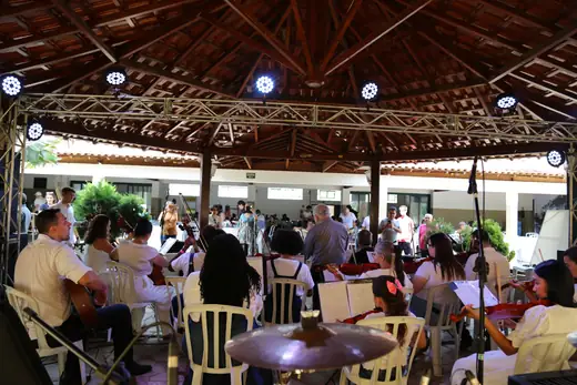 Apresentação de Orquestra de Cordas de Cajuru no II Festival da Diversidade Cultural