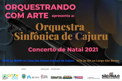 Folheto do Concerto de Natal 2021