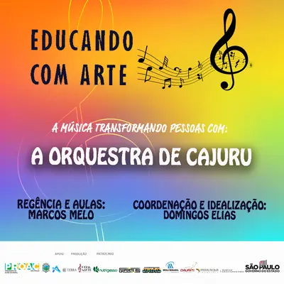 Peça de divulgação do Educando com Arte de 2023, para redes sociais