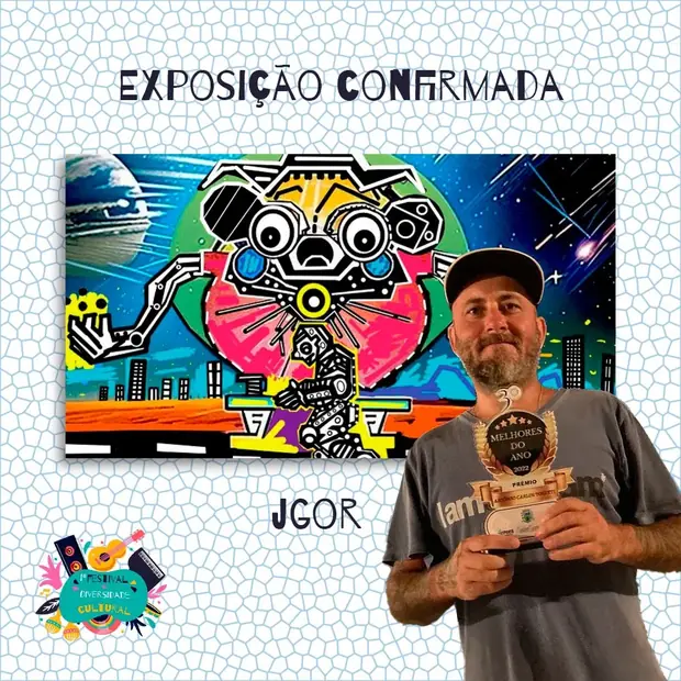 Expositores e artesãos do I Festival da Diversidade Cultural