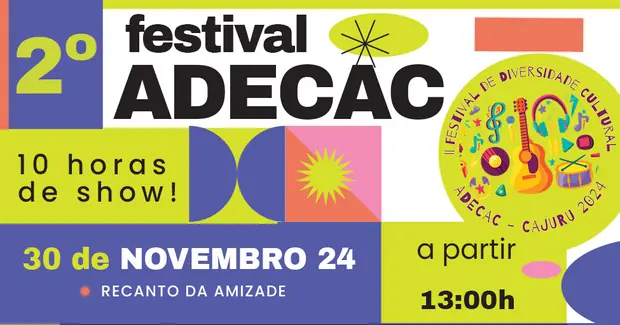 Peça de divulgação do II Festival da Diversidade Cultural
