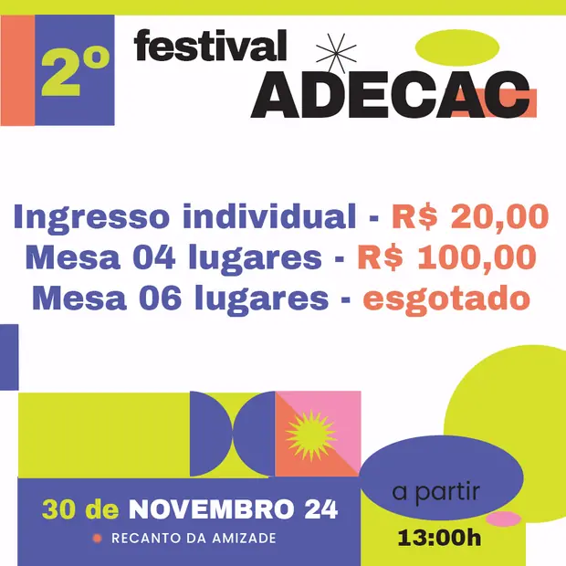 Peça de divulgação do II Festival da Diversidade Cultural