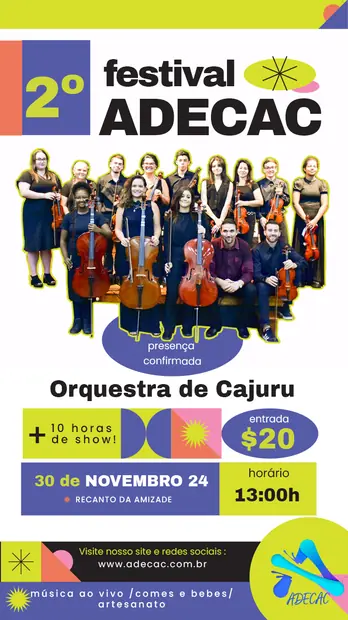 Peça de divulgação do II Festival da Diversidade Cultural