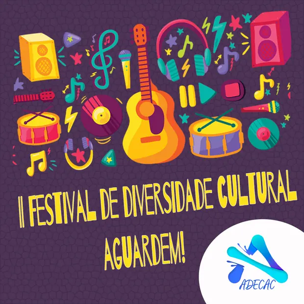 Peça de divulgação do II Festival da Diversidade Cultural